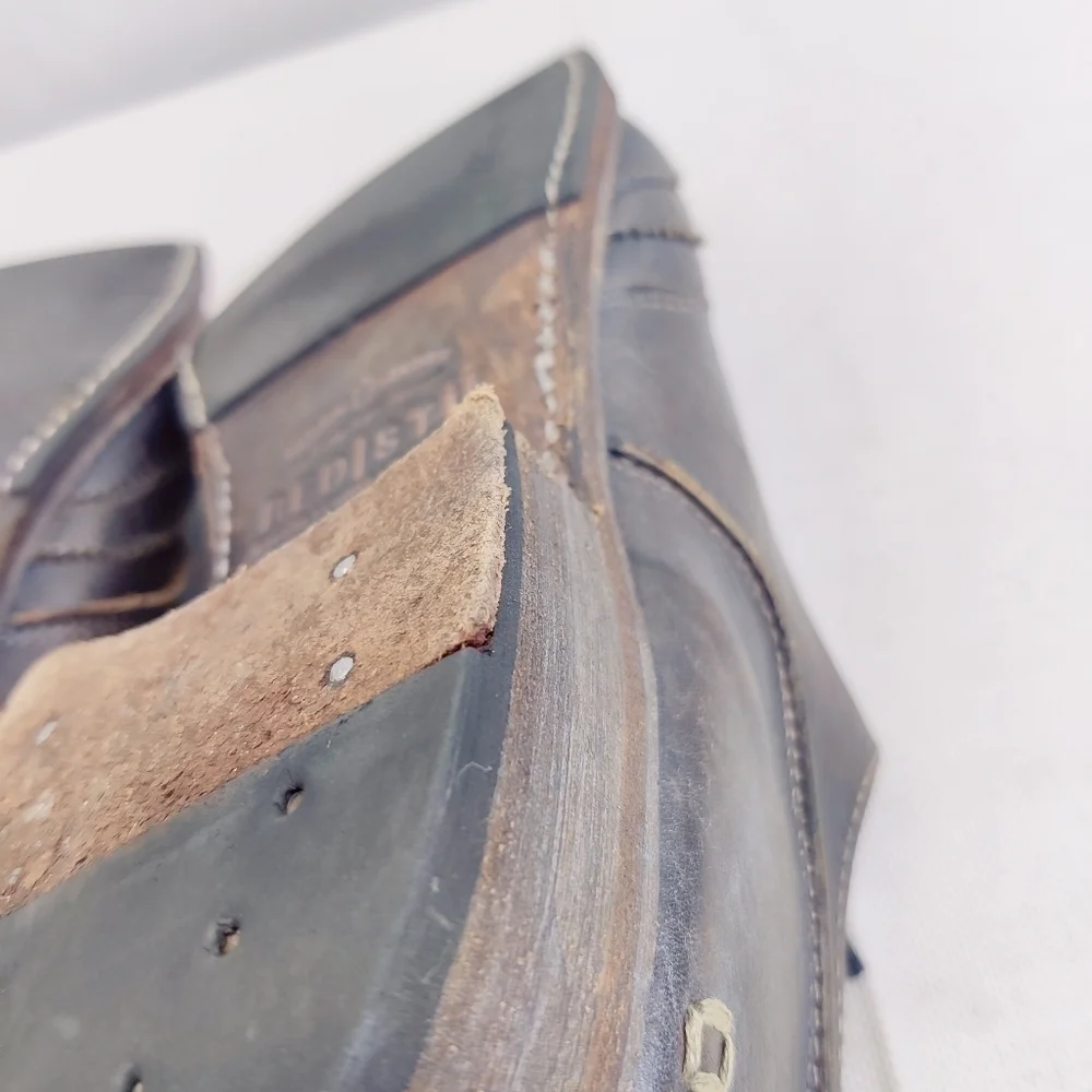Bed Stu Men’s Wingtip Derby Oxford Shoes Sz 10.5 Distressed Leather Vibram Sole